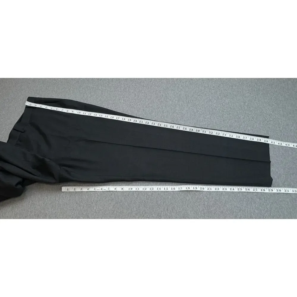 Lauren Ralph Lauren Suit Men 50L Gray Wool Blend Pants 44x29 Black Label - 2 Pcs